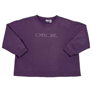 Vintage Cherokee Purple Pullover Sweatshirt